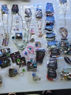 Colorful Beaded & Charm Jewelry Mix
